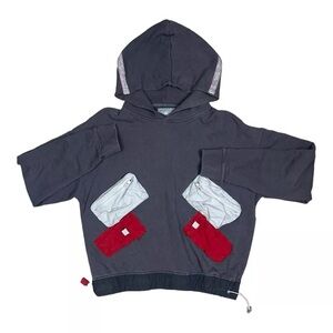 C2H4 Utility Zippered Pocket Hoodie Medium Gray Certilogo 2018 System On Carbon